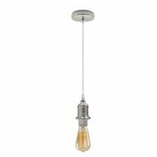 Image of Vintage E27 Pendant Light Fitting Suspension Base Adjustable Metal