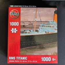 Image of Airfix RMS Titanic 1000 Piece Jigsaw Puzzle NEW Sealed iconic Artwork