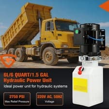 Image of 220V 6L 2.2KW Car Lift Hydraulic Power Unit Pack Auto Pump Heavy Duty Vehicle UK