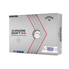 Image of NEW Callaway Chrome Soft X LS Triple Track White 2022 Golf Balls - Pick Quantity