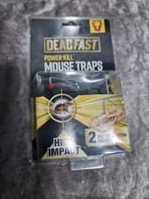 Image of  Dead Fast Quick Kill Mouse Traps (Twin Packs Brand New Sealed 