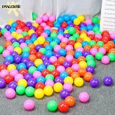 Image of 50-100x Pit Ocean Balls Soft Plastic Colour Swim Pool Toy Kids Baby Play Ball UK