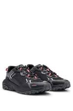 Image of HUGO BOSS Mens Black Low Top Trainers UK 10 BRAND NEW