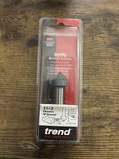 Image of Trend 11/3 Chamfer V Groove Router Cutter 45° 1/2” Shank – New & Sealed