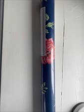Image of Cath Kidston Antique Rose Blue Full Roll of Wallpaper