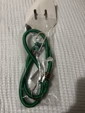 Image of Heavy Duty 10mm Thick Green Zinc Plated Steel Hook Bungee Cord