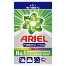 Image of Ariel Professional Powder Laundry Detergent - Colours - 100 Washes (T0624)