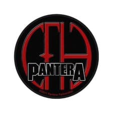 Image of PANTERA Patch: CFH (IN RETAIL PACK): cowboys from hell logo album Official £pb