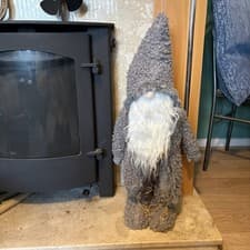 Image of Grey Standing Gonk Christmas Decoration
