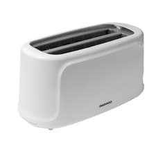 Image of Daewoo Essentials 1450W White 4 Slice Long Slot Toaster & Crumb Tray 7 Levels