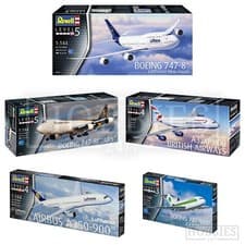 Image of Revell Plane 1:144 Model Kits Boeing Airbus British Airways Lufthansa UPS 747
