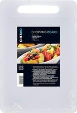 Image of Chef Aid White Poly Multipurpose Anti-Slip Surface Chopping Board - 35 x 24cm