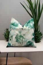 Image of Decorative Green Tree Cushion Covers 45x45 Cm