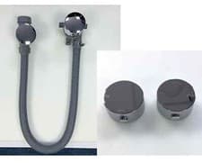 Image of Pressfill Overflow Bath Filler Waste with Thermostatic Deck Mounted Valve