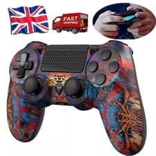 Image of UK For Sony Playstation 4 Dualshock 4 PS-4 Wireless Controller Bluetooth Gamepad