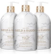 Image of Baylis & Harding Elements White Tea & Neroli, 500ml Hand Wash, Pack of 3