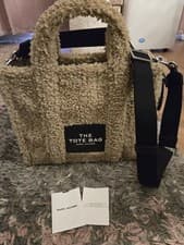 Image of Marc Jacobs Medium Teddy Tote Bag Beige