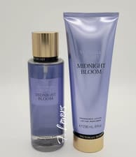 Image of Victoria’s Secret Midnight Bloom Mist Spray 250ml and Body Lotion Set BN