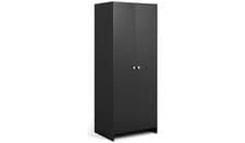 Image of 2 Door Anthracite Wardrobe 176x70x50cm Argos Home Seville - New Boxed *Damage