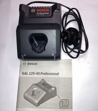 Image of Bosch Genuine Professional GAL 12V-40 12v 12 Volt Fast Battery Charger 240v