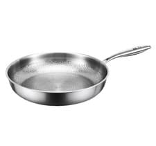 Image of VARELO™ Titanium Steel Frying Pan 26/28/30cm Hammered Non Stick Pan