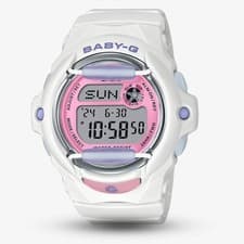 Image of Casio Watch BG-169PB-7ER Ladies Baby-G White Resin Strap RRP £69.00