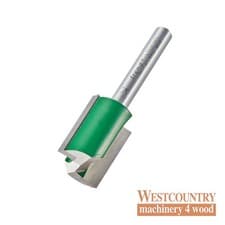 Image of Trend C028AX1/4TC CraftPro Two Flute Straight Router Cutter 18mm Dia x 25mm Cut