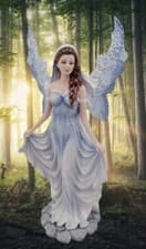 Image of Captivating Fantasy Fairy Angel Figurine - Jessica Galbreth Designer Collection