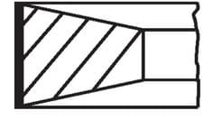 Image of Piston Ring Kit MAHLE 09933N0