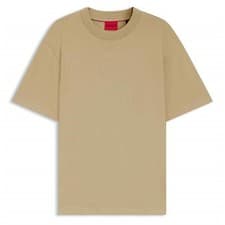 Image of HUGO BOSS Mens Beige Dapolino Short Sleeve T-Shirt Large BNWT C1447