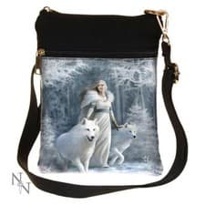 Image of Winter Guardians (AS) Shoulder Bag 23cm by Nemesis Now