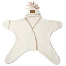 Image of Clair de Lune Star Fleece Baby Wrap Blanket Travel Pram Car Swaddle 0-6 months