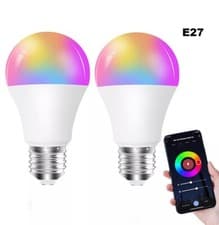 Image of 2 Packs Gosund E27 9W WiFi RGB Smart LED Light Bulb for Amazon Alexa Google Home