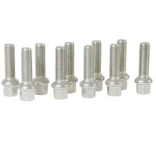 Image of Wheel Bolt Single M14x1.5 40mm Radius 14mm 17mm Hex Lug Replacement H&R 1454002