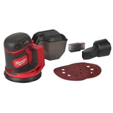 Image of Milwaukee M18BOS125-0 18V 125mm Compact Random Orbit Sander Body Only
