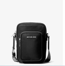Image of Michael Kors KhaiBlack Nylon Crossbody Bag Brand New With Tags