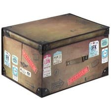 Image of Kids Toy Storage Box Folding Jumbo Storage Chest Children's Room Tidy Bin Basket