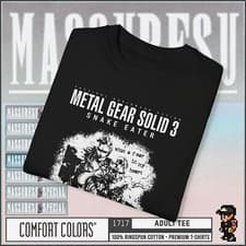 Image of Metal Gear Solid 3: Snake Eater [Two-Tone] Premium T-Shirt - Big Boss Solid PS2