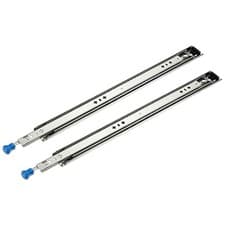 Image of 1 Pair Heavy Duty Drawer Slides, 24 Inch Drawer Slides with Lock 229lb