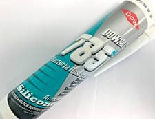 Image of BATHROOM SANITARY AND GENERAL USE SILICONE SEALANT, WHITE & CLEAR