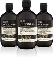 Image of Baylis & Harding Goodness Lemongrass & Ginger Bath Soak, 500 ml (Pack of 3) - V