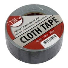 Image of Timco - Cloth Tape - Silver (Size 50m x 48mm - 1 Each)