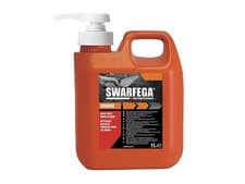 Image of Swarfega Orange Hand Cleaner Pump Top Bottle 1 Litre SOR1LMP