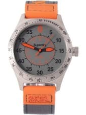 Image of BRAND NEW UNISEX PROFESSIONAL SUPERDRY WATCH GREY DIAL GREY NYLON STRAP
