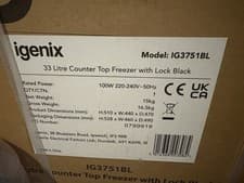 Image of igenix counter top freezer