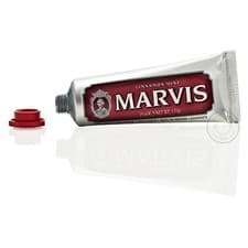Image of Marvis Cinnamon Mint Travel Tube Luxury Toothpaste - 25ml (Red)