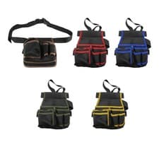 Image of Waist Tool Bag Pack Utility Belt Pouch Adjustable Belt Multipurpose Organizer