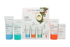 Image of Clarins Grab And Go Set 30ml Cleansing Gel + 15ml Reboost Cream + 15ml Recharge