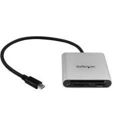 Image of Startech Usb 3.0 Flash Memory Multi-Card Reader / Writer With Usb-C Sd Microsd A
