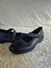 Image of Hotter Thalia STD Women's Comfort Sandals Blue Leather, Size 6